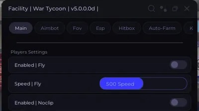 Facility War Tycoon new