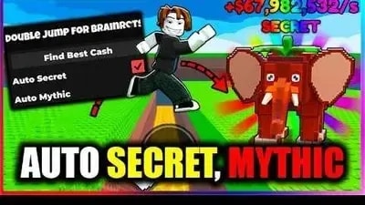 double jump for Brainrots Script - AUTO SECRET
