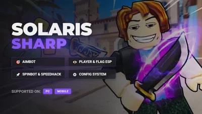 Solaris - SHARP | Aimbot, ESP, Spinbot