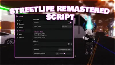 [LOVELY] Streetlife remastered | KILL AURA, AUTOFARM, ESP