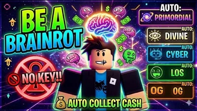 [UPD][OP] Be a Brainrot | Auto Primordial, Los, Cyber & OG!