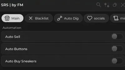 srs auto buy and auto sell with auto dig