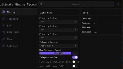 Ultimate Mining Tycoon, Auto mine, mining aura