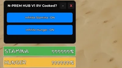 [OP] RV Cooked? N-PREM HUB V1 | Infinite Stamina & Hunger
