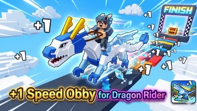🐉 [OP] +1 Speed Obby For Dragon Rider | INSTANT DIVINE