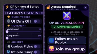 OP universal script OVER 100+ features!