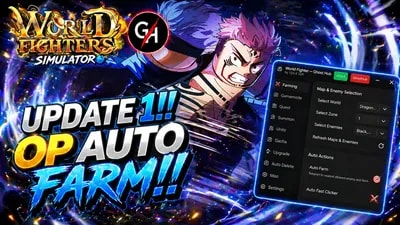 [UPDATE 1] World Fighters | Most OP Script