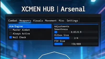 XCMEN HUB - Arsenal OP Script