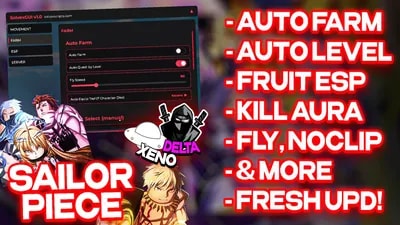 SolvexGUI Auto Farm Auto Level Fruit ESP