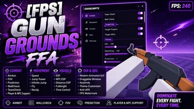 [FPS] Gun Grounds FFA Best Aimbot / ESP