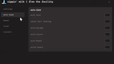 sippin' milk - flee the facility script | auto hack, escape,