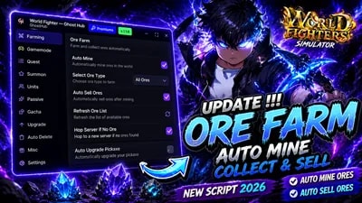 BEST SCRIPT | [UPDATE 2.5] World Fighters