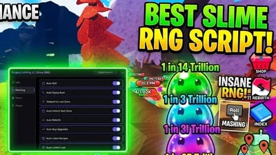 Slime RNG | Auto Roll • Auto Zone • Auto Upgrades