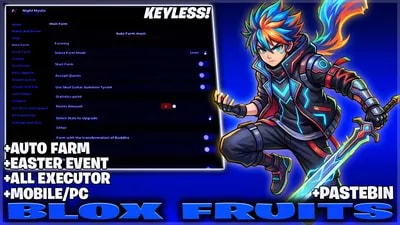 ✨Blox Fruits Script 2026 | NightMystic Hub: Auto Farm