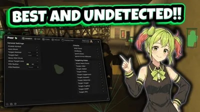 *BEST* Pear </> Silent aim, ∞ AMMO, WALLBANG + more! [UD]