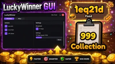 Auto Farm, Anti AFK, Tp Walk, Cpu Saver