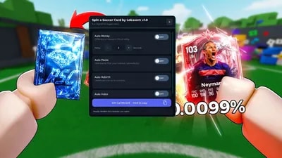 Spin a Soccer Card by Lokasorn