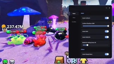 Script  Fast Roll Max Luck Auto Farm Auto Craft BEST