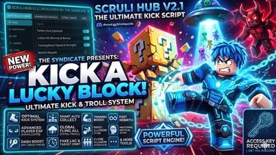 KICK A LUCKY BLOCK - SCRULI HUB