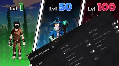 Auto Merge Auto Spawn Auto Collect Auto Rebith and more