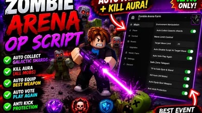 Autofarm, KillAura, AutoDisableAtTargetWave, AutoPlayAgain