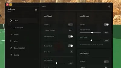 Syllinse | OP Script AUTOSHOOT AUTODRIBBLE AUTOTACKLE FREE