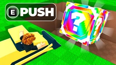 Push a Lucky Block script inf cash and auto rebirth
