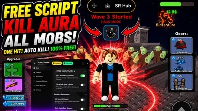 SR Hub | One Shot AnyGun & Kill Aura OP