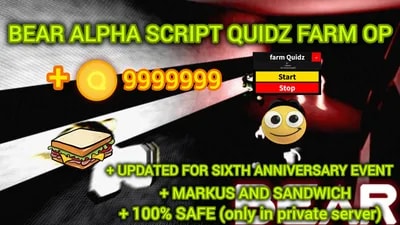 Bear Alpha | Auto Quidz Farm Script
