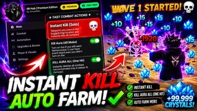 🔥 SR Hub Premium/Free User – SZA OP Auto Farm!