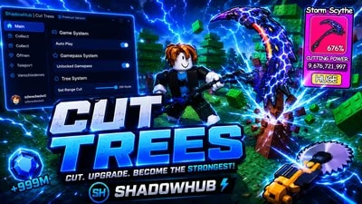 Auto Cut all trees, Tree Aura, Auto Spin Wheel