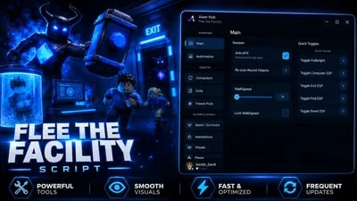 Axon Hub — Flee the Facility Script | ESP, Auto Hack & Fly