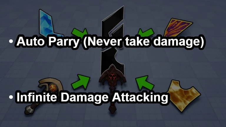 Auto Parry + Infinite Damage