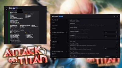 Mist Hub AOTR | Auto Farm | Auto Raid | Stats Tracker