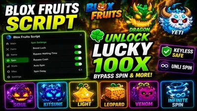 Bypass spin and unlock lucky
