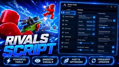 Axon Hub | Rivals Script - Silent Aim, Triggerbot & Fly
