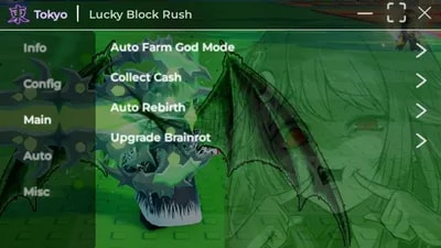 [UPD] Lucky Block Rush - God Mode Farm