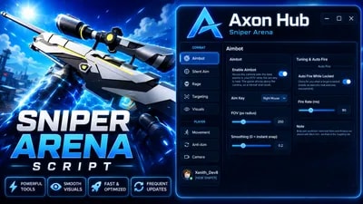 Axon Hub | Sniper Arena Script - Silent Aim & Ragebot