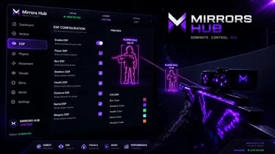 [🎯] Mirrors Hub Universal [🔥] AimBot + ESP