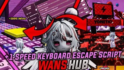 +1 Speed Keyboard Escape Script WansHub - Auto Win