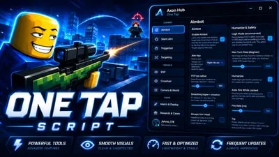 Axon Hub | One Tap Script - Silent Aim & Aimbot