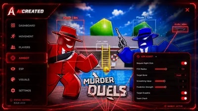 ⚔️MURDER DUELS⚔️| AIMBOT | ESP | SKIN CHANGER | TRG BOT |1.0