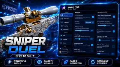 Axon Hub | Sniper Duel Script - Silent Aim & Aimbot