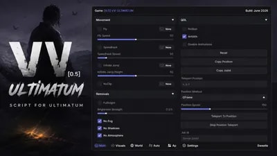 VV: ULTIMATUM Free, Infinite Xp, Autofarms and more