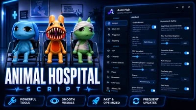 Axon Hub | The Animal Hospital Script - Auto Work, Auto Heal