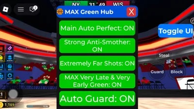 OP basketball legends SCRIPT AUTO GREEN EVEN IF U TAP SHOOT