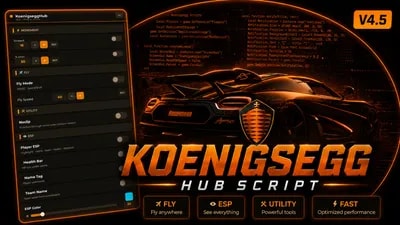 Koenigsegg Hub Esp,Aimbot,Wall Check,Team Check + More