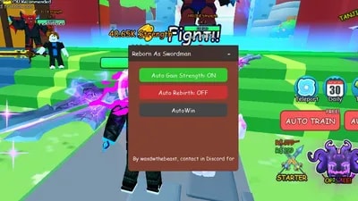 Auto Gain Strength, Auto Rebirth, Auto Win ๐๐๐