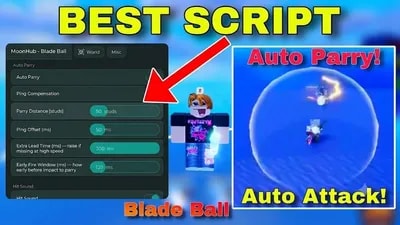MoonHub - Blade Ball OP Script