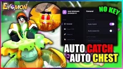 🦄 Evomon Script - Auto Catch, Collect all Chest, Teleport (